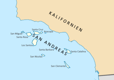 Karte von San Andreas